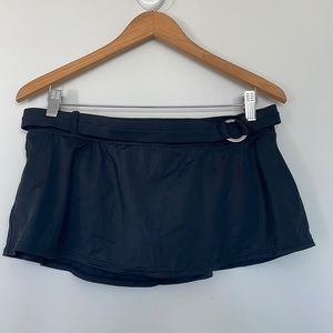 Nike Black Belted Swim Skirt SZ 12 NWT